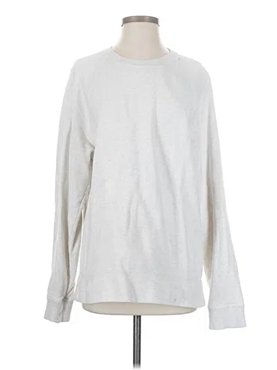Pre-owned James Perse Sweatshirt In Silver