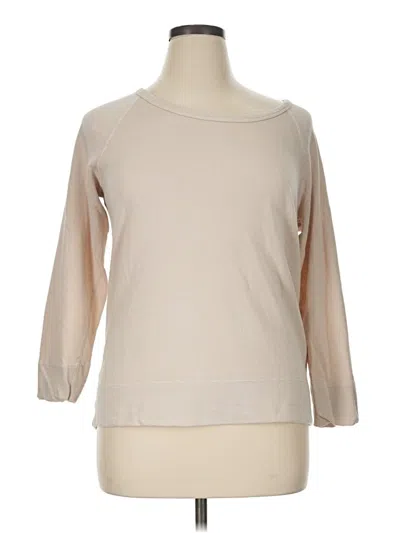 Pre-owned James Perse Sweatshirt In Tan