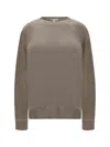 James Perse Cotton Long Sleeve Jersey In Brown