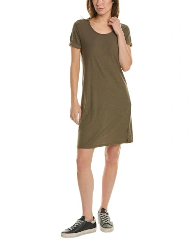 James Perse T-shirt Dress In Green
