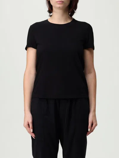 JAMES PERSE T-SHIRT JAMES PERSE WOMAN COLOR BLACK,G53121002