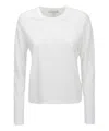 James Perse Boxy Light Cotton Jersey T-shirt In White