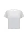 James Perse Shrunken T-shirt In White