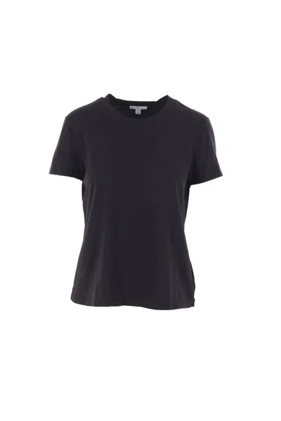James Perse T-shirts And Polos In Black