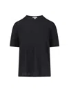James Perse Crew Neck Short-sleeved T-shirt In Black