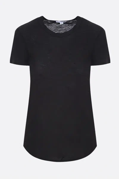 James Perse T-shirts And Polos In Black