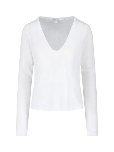 James Perse T-shirts And Polos In White