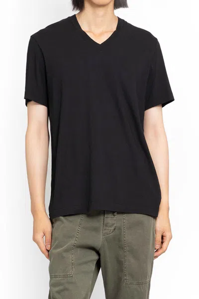 James Perse T-shirts & Tank Tops In Black