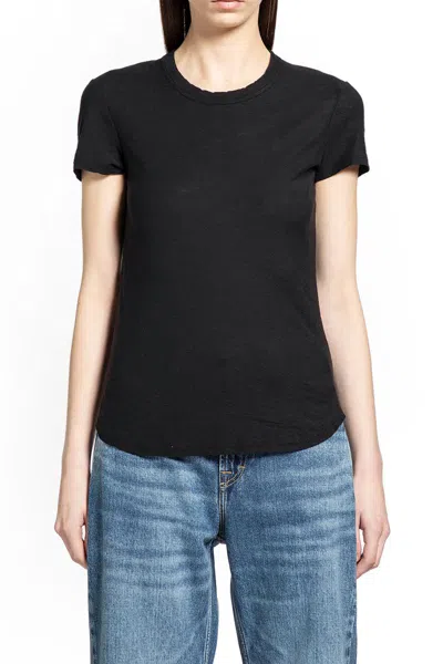 James Perse T-shirts & Tank Tops In Black