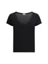 James Perse T-shirts And Polos In Black