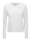 James Perse Boxy Light Cotton Jersey T-shirt In Wht