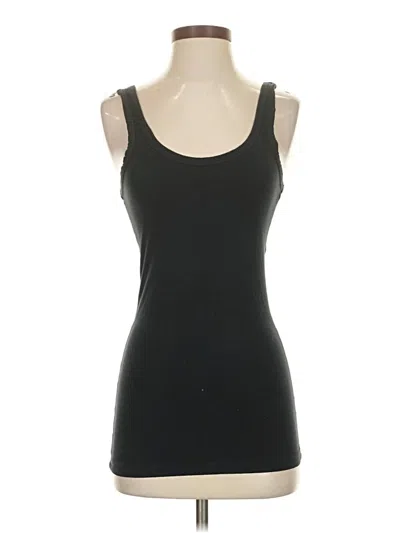 Pre-owned James Perse Tank Top Black Strapless Neckline Tops