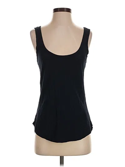 Pre-owned James Perse Tank Top Black Strapless Neckline Tops