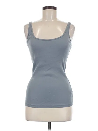 Pre-owned James Perse Tank Top Gray Scoop Neck Tops