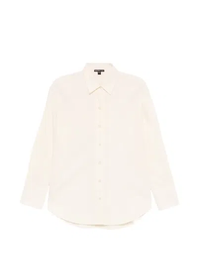 James Perse Textured Cotton Shirt In Neutral