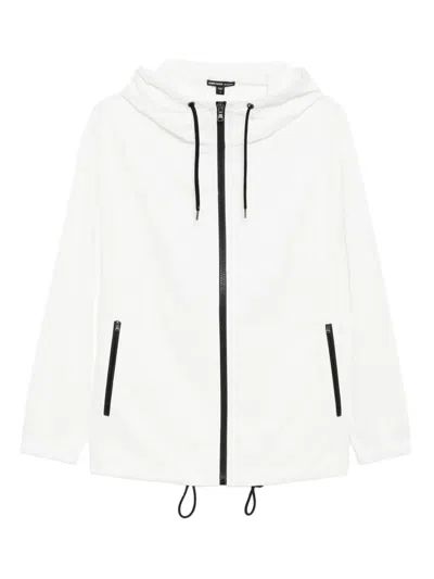 James Perse Textured Hood Jacket In Multi