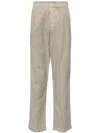 James Perse Linen Drawstring Pants In Neutrals
