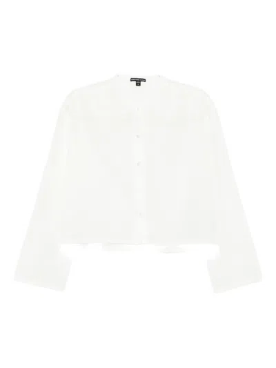 James Perse Textured Shirt In White