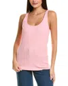 James Perse Ribbed Knit Tank In Pink
