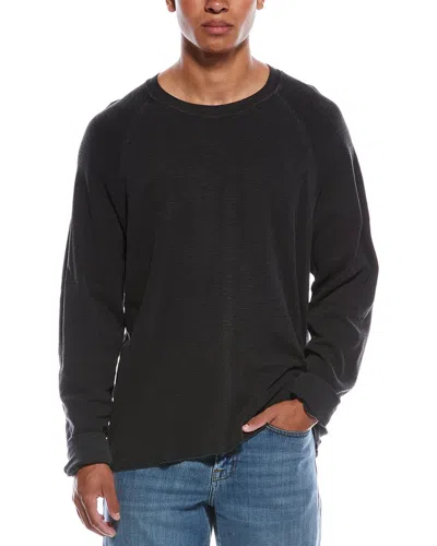 JAMES PERSE JAMES PERSE THERMAL RAGLAN CREWNECK SWEATER