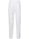 James Perse Relaxed Fit Textured Trousers With Elasticated Waist