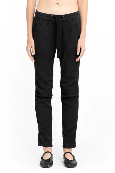 James Perse Trousers In Black