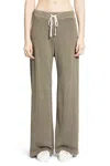 James Perse Drawstring Wide-leg Trousers In Green
