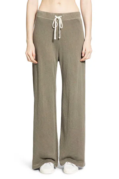 James Perse Trousers In Green