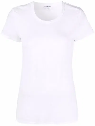 James Perse Tshirt Avvitata In White