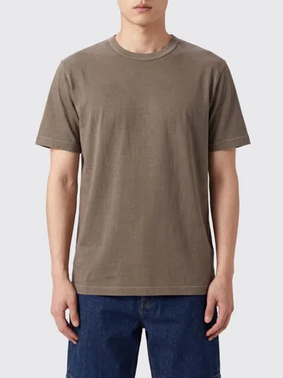 James Perse Crew-neck Short-sleeve T-shirt In Brown