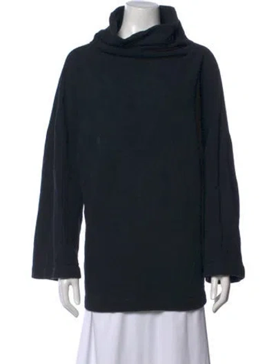 Pre-owned James Perse Turtleneck Sweater In Black