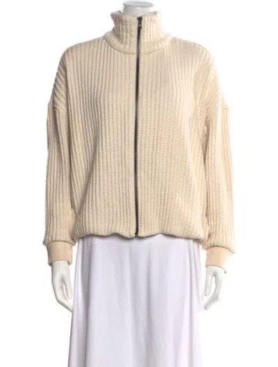 Pre-owned James Perse Turtleneck Sweater In Neutral