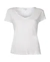 James Perse Twist Seam T-shirt In White