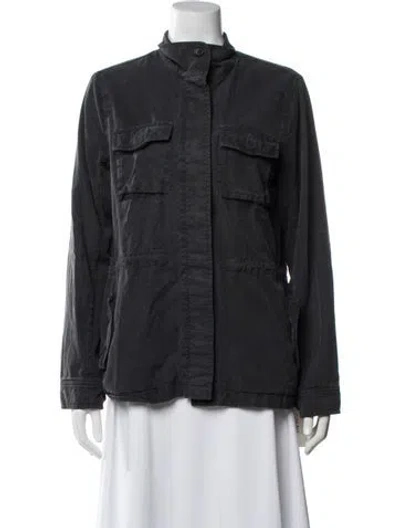 Pre-owned James Perse Utility Jacket In Black