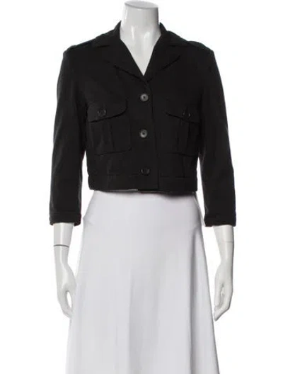 Pre-owned James Perse Utility Jacket In Black