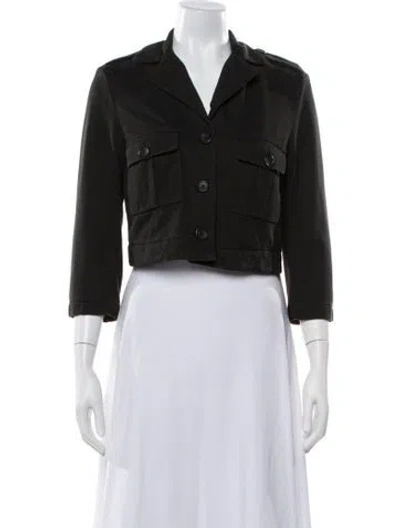 Pre-owned James Perse Utility Jacket In Black