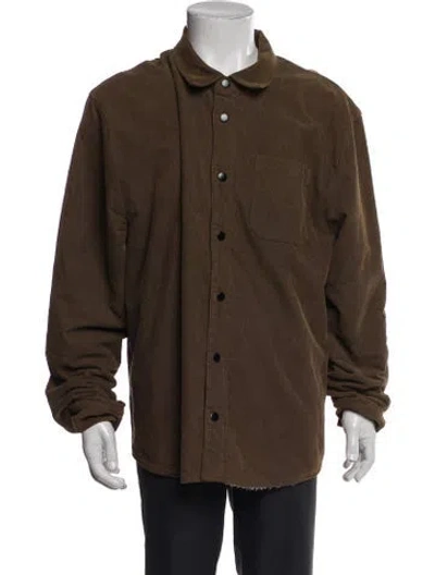 Pre-owned James Perse Utility Jacket In Brown