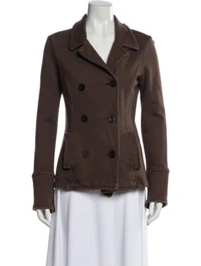 Pre-owned James Perse Utility Jacket In Brown
