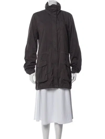 Pre-owned James Perse Utility Jacket In Brown