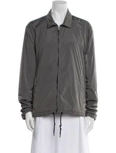 Pre-owned James Perse Utility Jacket In Gray