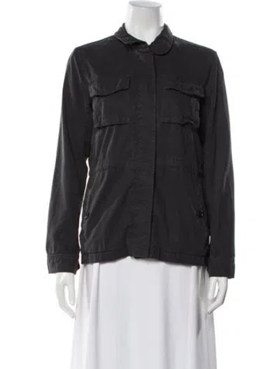 Pre-owned James Perse Utility Jacket In Gray