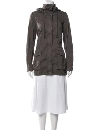 Pre-owned James Perse Utility Jacket In Gray