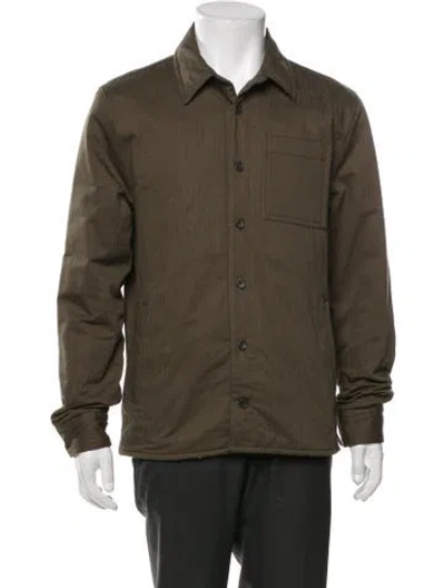 Pre-owned James Perse Utility Jacket In Green