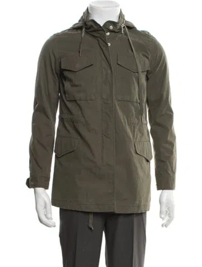 Pre-owned James Perse Utility Jacket In Green