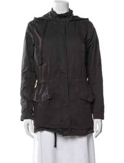 Pre-owned James Perse Utility Jacket In Grey