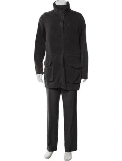 Pre-owned James Perse Utility Jacket In Grey