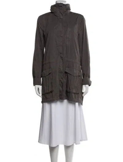 Pre-owned James Perse Utility Jacket In Grey