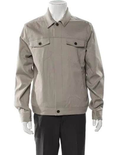 Pre-owned James Perse Utility Jacket In Neutral