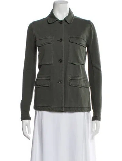 Pre-owned James Perse Utility Jacket W/ Tags In Green