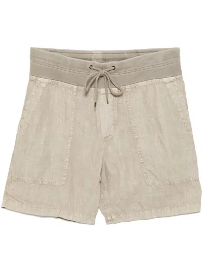 James Perse Utility Shorts Aus Leinen In Nude